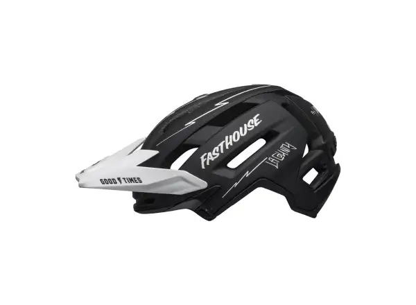 Bell Super Air R Mips kask mat black/white fasthouse