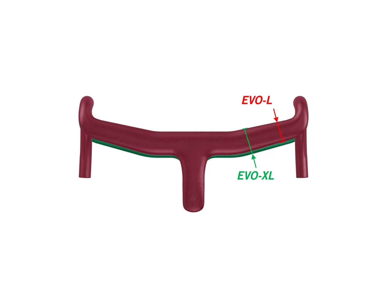 Vision Kombo Metron ACR EVO kierownica ze zintegrowanym prowadzeniem 400x110 mm