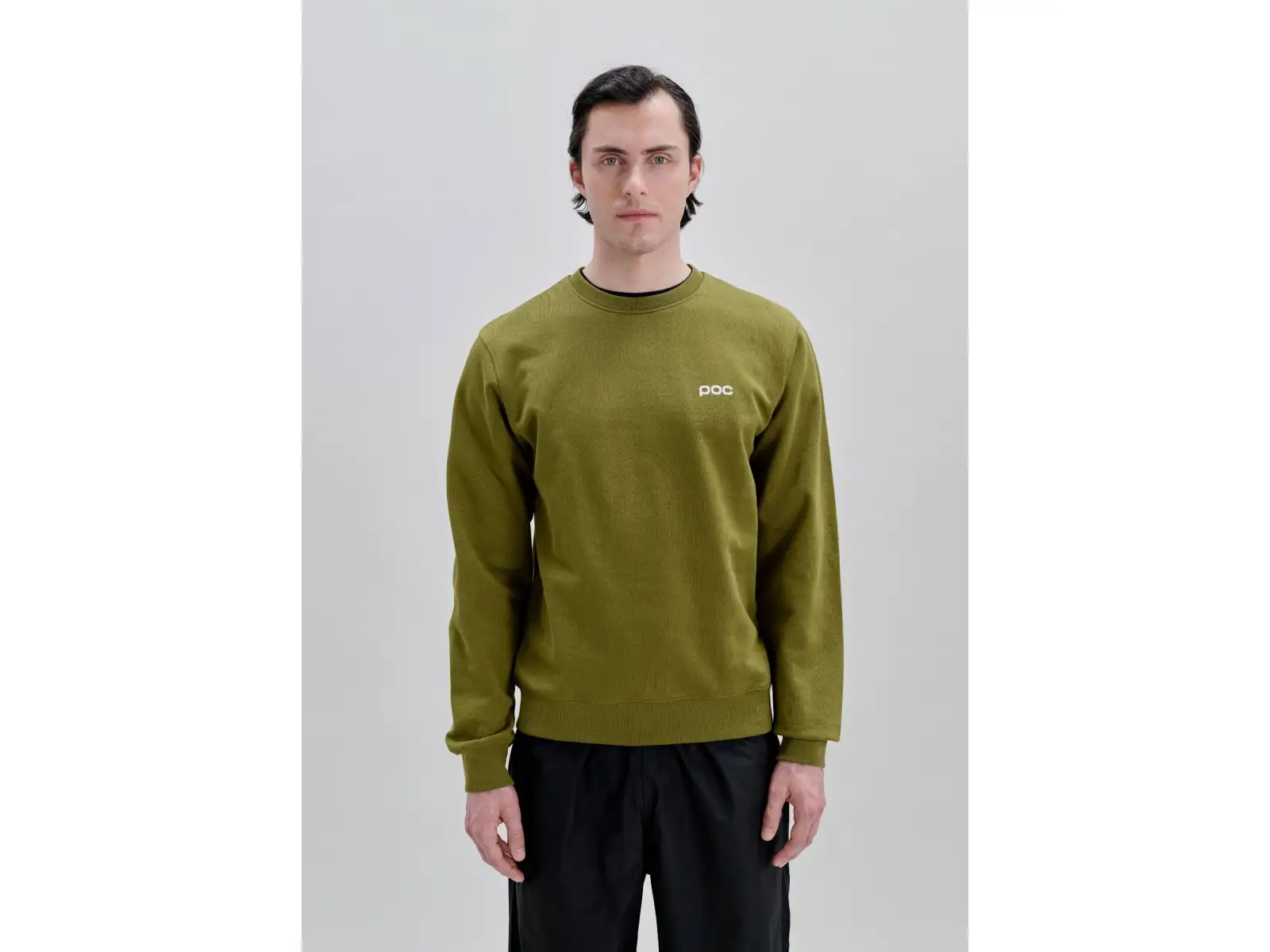 POC Crew bluza Olivine Green/Hydrogen White