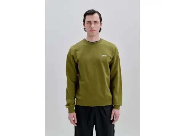 POC Crew bluza Olivine Green/Hydrogen White