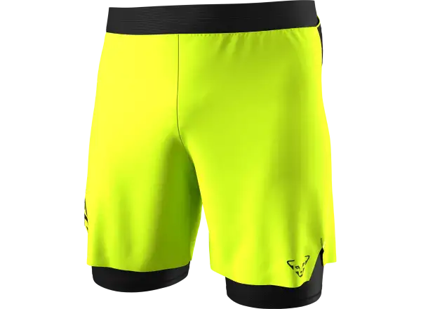 Dynafit Alpine Pro 2w1 męskie spodenki do biegania Ultra Yellow