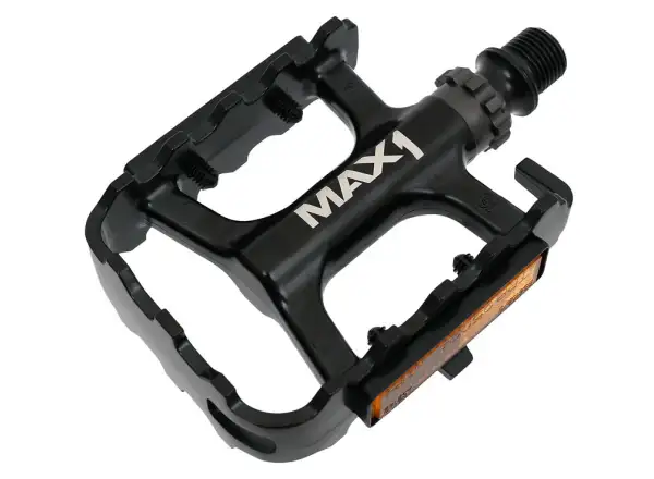 MAX1 Race pedały łożyskowe aluminiowe czarne
