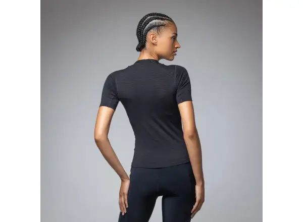 Alé Intimo Merino damska koszulka termiczna z krótkim rękawem Black