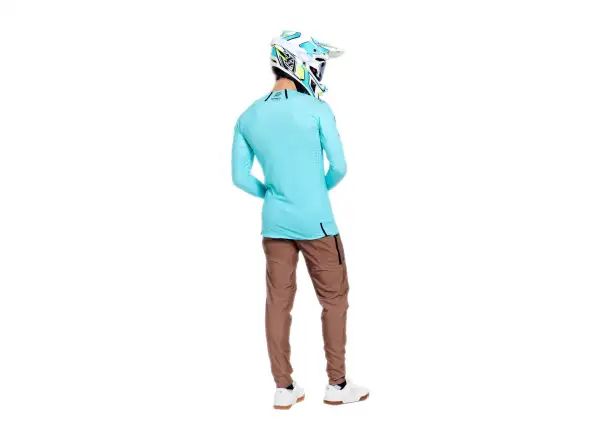 Troy Lee Designs Sprint Ultra męska koszulka z długim rękawem Mono Real Teal