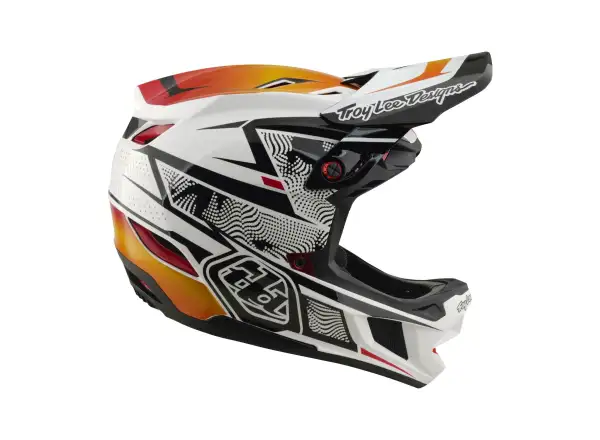 Troy Lee Designs D4 Composite MIPS kask Lined up White