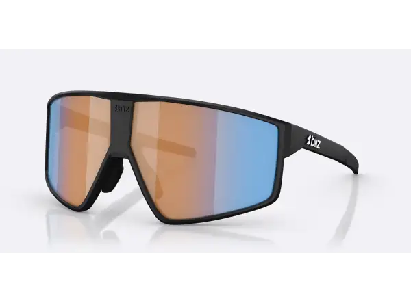 Bliz P002 okulary przeciwsłoneczne Matte Black/Nano Optics Nordic Light Coral/Orange Blue Multi