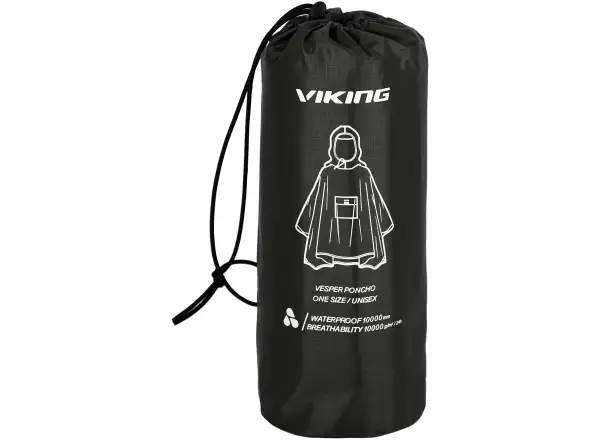 Viking Vesper Poncho Black