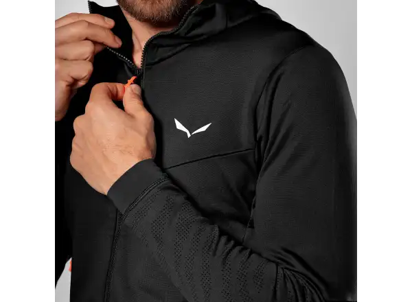 Salewa Sella Crevasse Hooded męska bluza Black Out