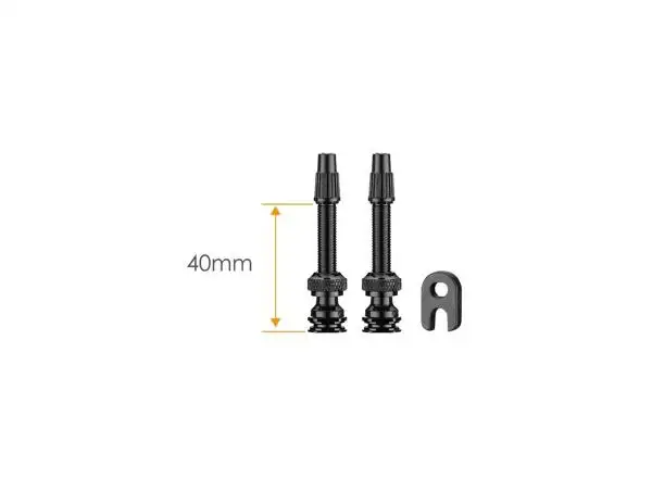 Ciclovation wentyl bezdętkowy 40mm 2 szt czarna