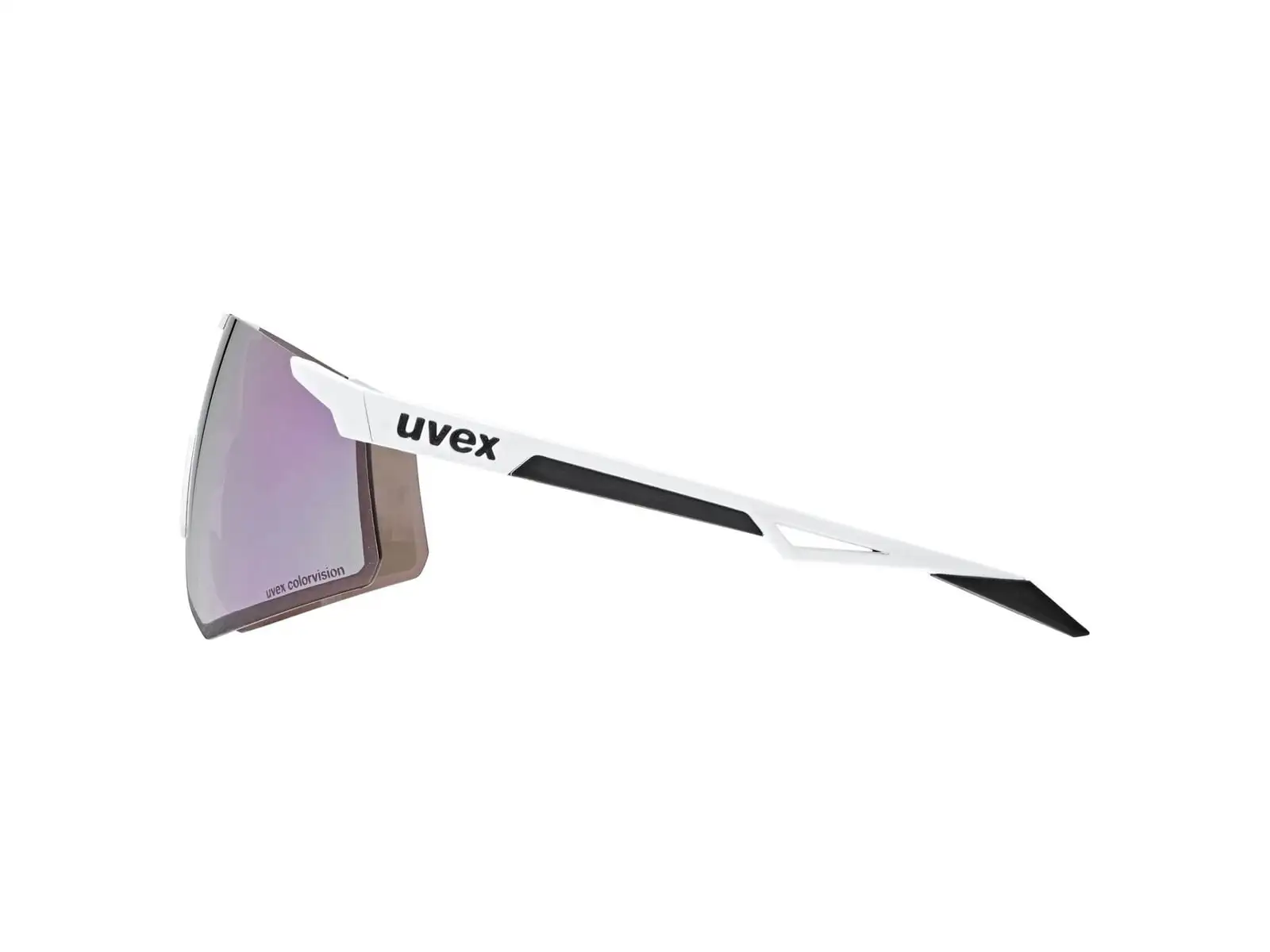 Uvex Pace Perform CV okulary White Matt/Mir. Lav