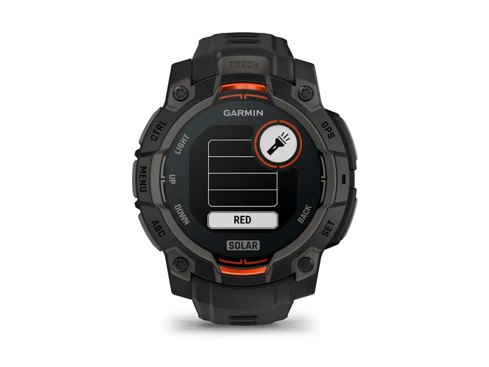 Garmin Instinct 3 Solar 45 mm smartwatch czarny/czarny pasek