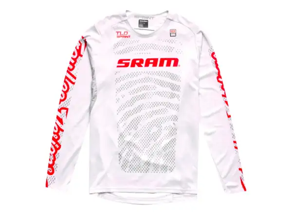 Troy Lee Designs Sprint Sram Shifted Jersey męska koszulka długi rękaw Cement