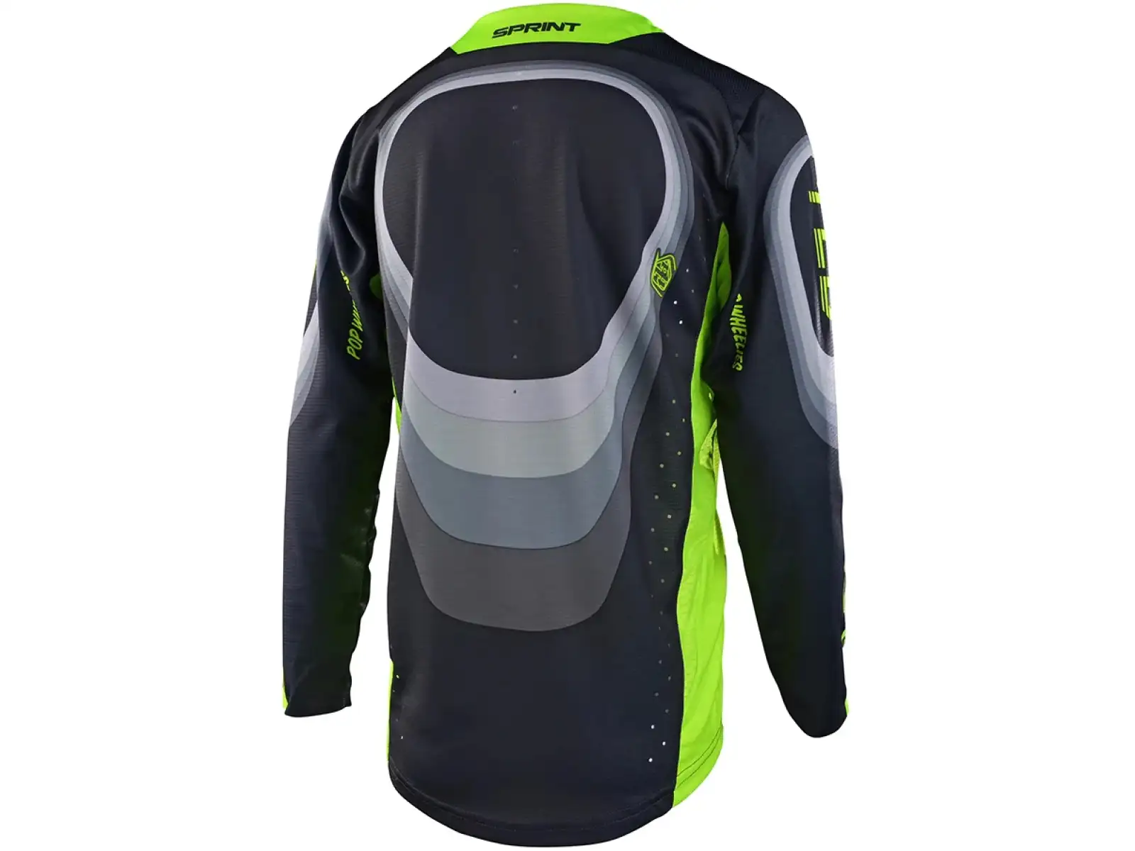 Troy Lee Designs Sprint Reverb dziecięcy dres długi rękaw Charoal