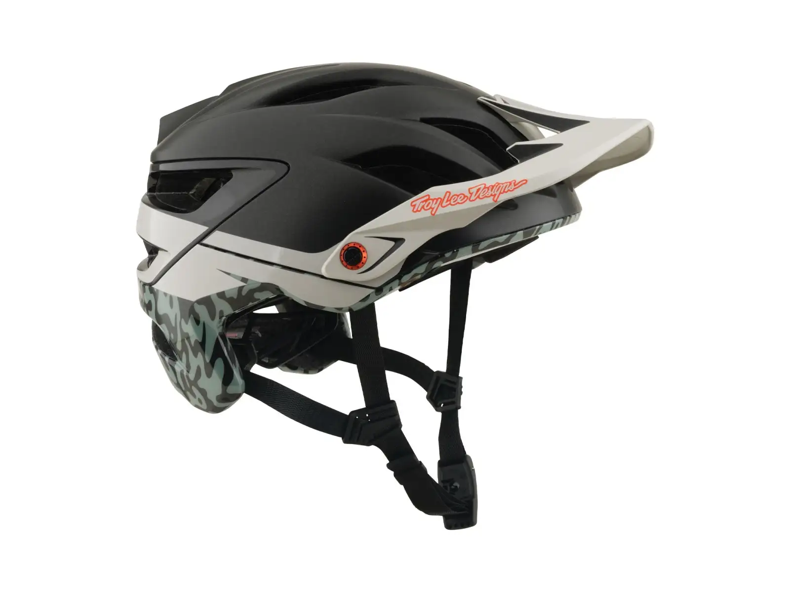 Troy Lee Designs A3 MIPS kask Halo Charcoal/Pumice
