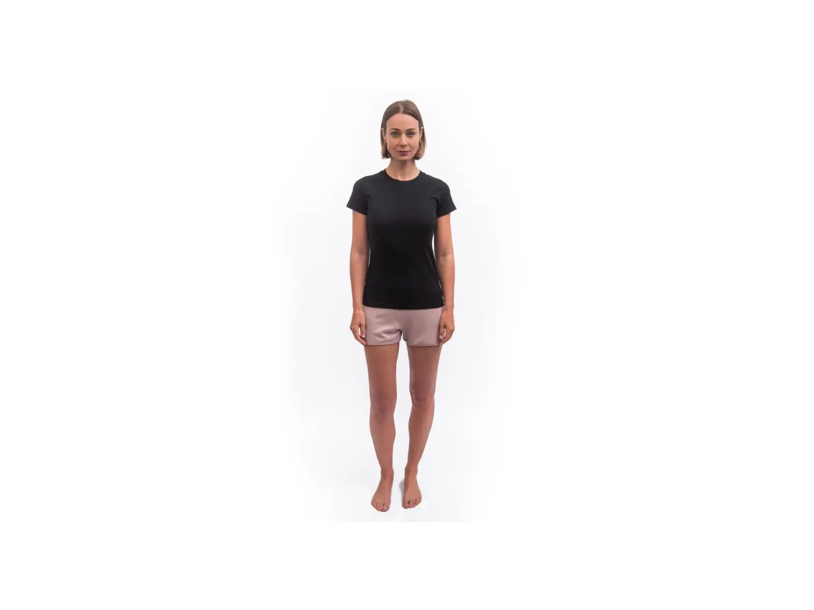 Sensor Merino Active No Logo damska koszulka krótki rękaw czarna