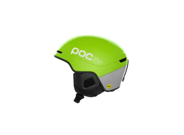POC POCito Obex dziecięcy kask narciarski Fluorescent Yellow/Green
