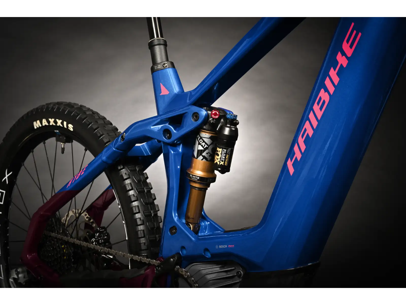 Haibike Hybe 11 Blue/Magenta/Pink rower elektryczny pełnym zawieszeniem