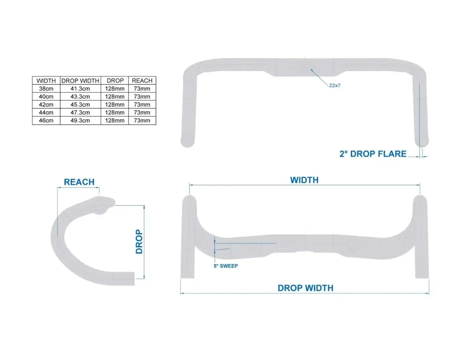 Ritchey Comp Streem Internal Routing BB Black 38 kierownica