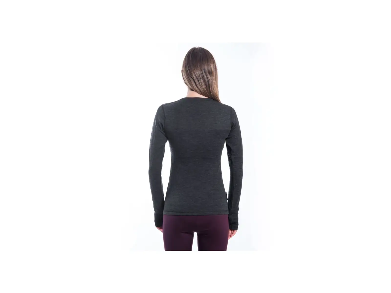 Sensor Merino Bold damska koszulka dlugi rękaw Anthracite Gray