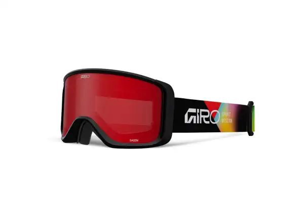Giro Sagen gogle narciarskie Black Angles/Amber Scarlet/Yellow (2szyby)