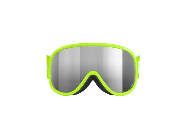 POC POCito Retina dziecięce gogle narciarskie Fluorescent Yellow/Green/Partly Sunny Silver