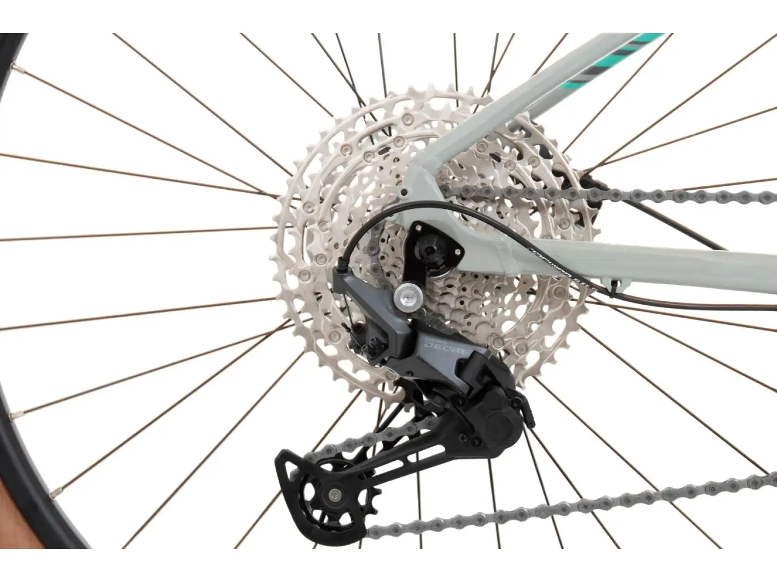 Rock Machine Catherine 60-29 gloss grey/mint green/dark grey rower górski
