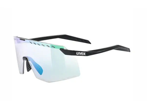 Uvex Pace Stage Variomatic okulary Black Matt/Mirror Green