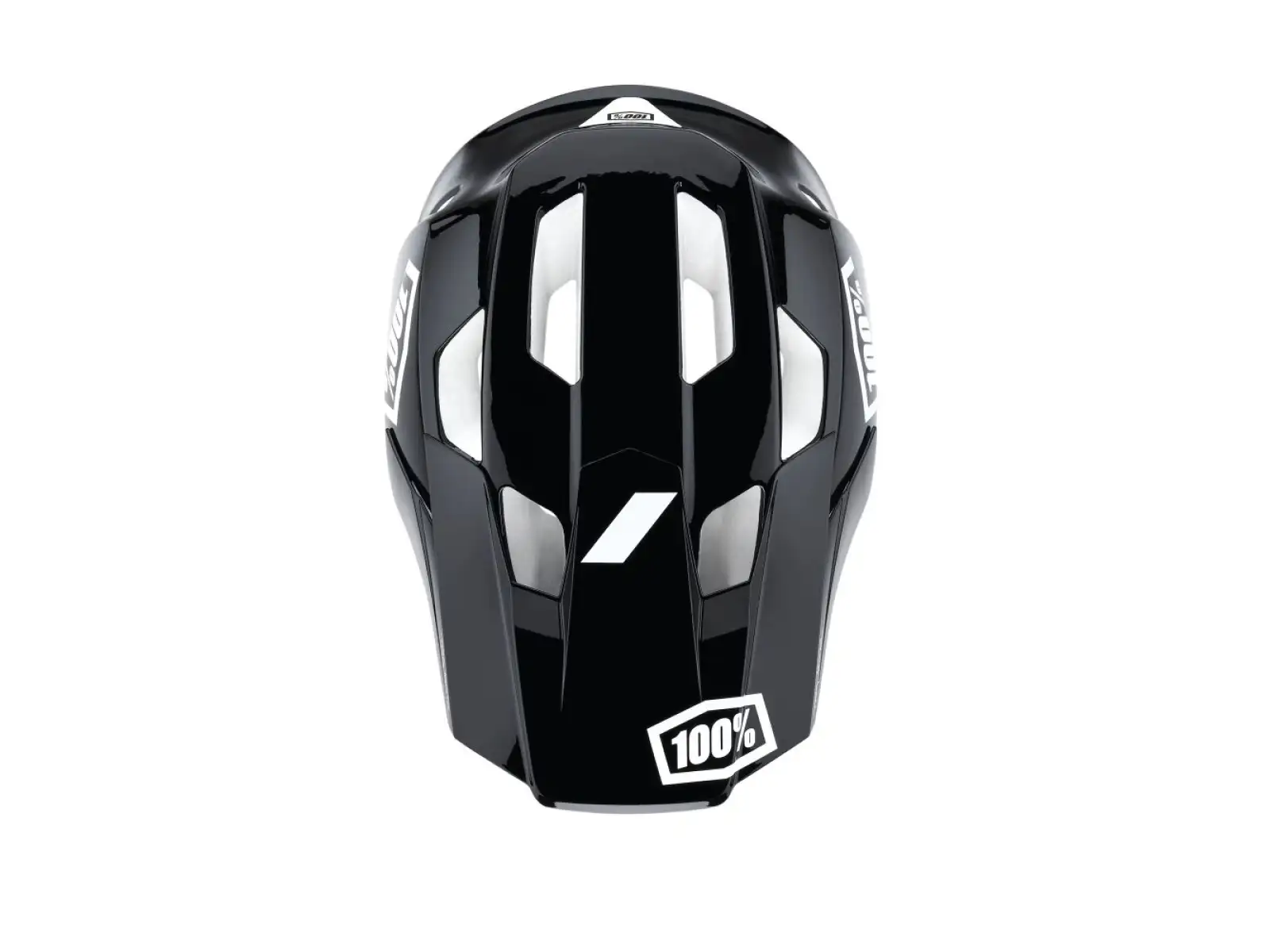 100% Trajecta w/Fidlock kask Black/White