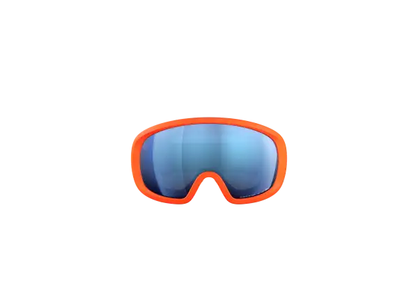 POC Fovea Mid gogle narciarskie Zink Orange/Partly Sunny Blue