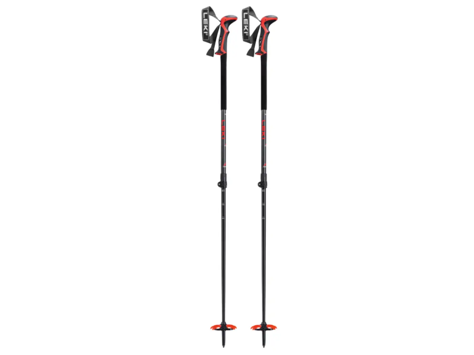 Leki Haute Route 2 kije skialpinistyczne Dark anthracite/Dark red/Black