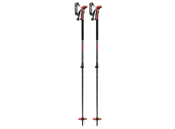 Leki Haute Route 2 kije skialpinistyczne Dark anthracite/Dark red/Black