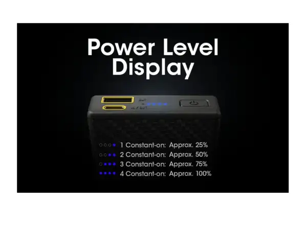 Nitecore wydajny Powerbank CARBO 20000, USB-C, 20000 mAh