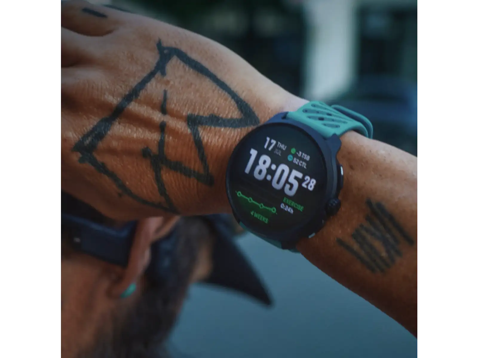 Suunto Race 2 inteligentny zegarek wave blue