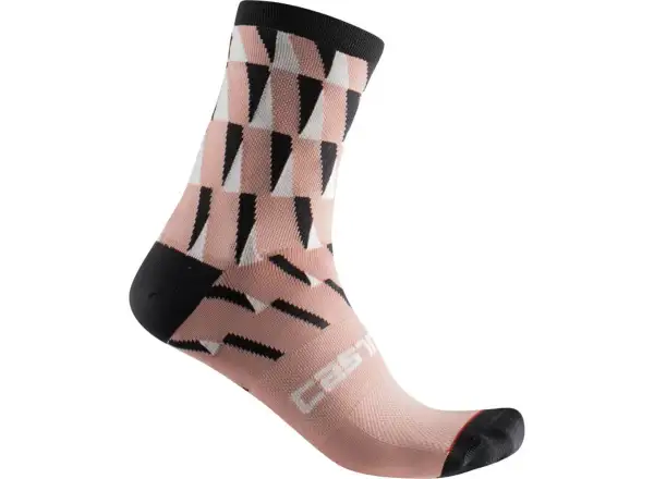 Castelli Pendio 12 damskie skarpety Blush Black Ivory