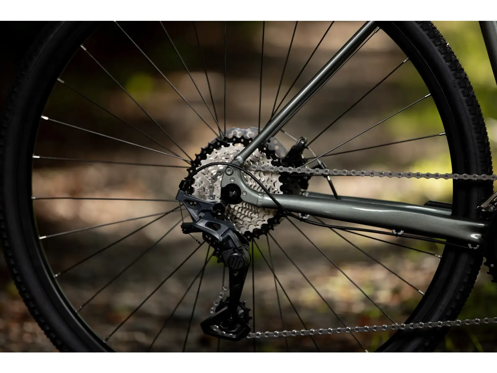 Rock Machine Lukk 40 gravel rower Gloss Granite Green