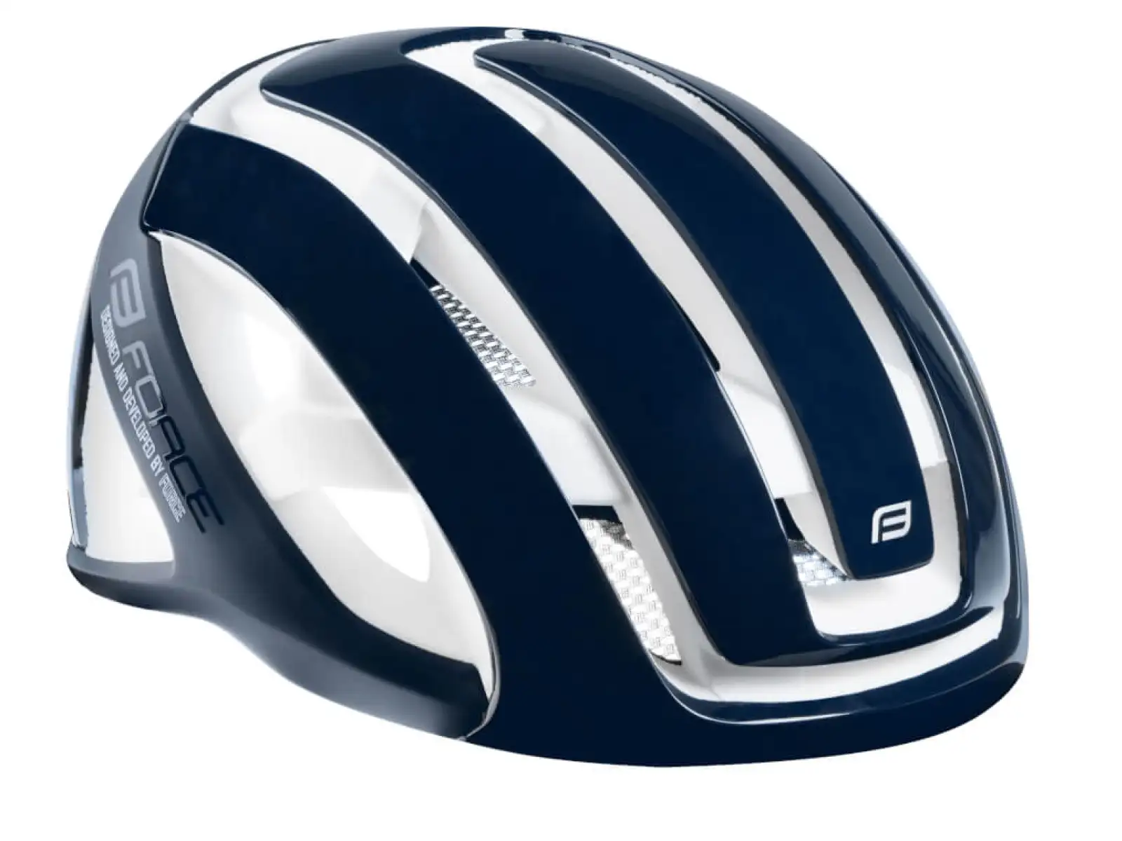Force Neo kask rowerowy niebieska/biały