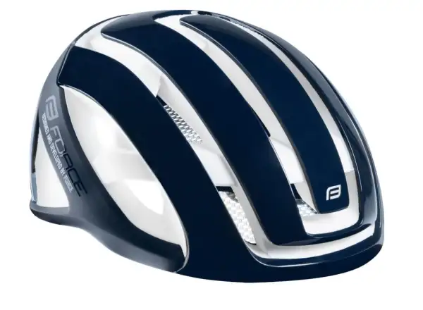 Force Neo kask rowerowy niebieska/biały