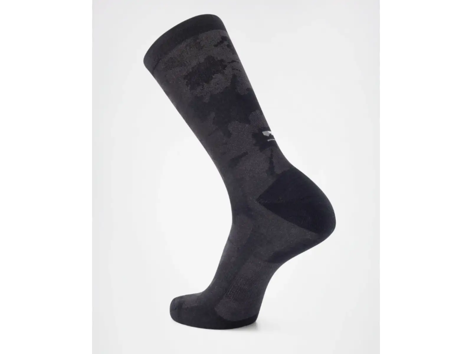 Mons Royale Atlas Merino Crew skarpetki Black Logo AOP