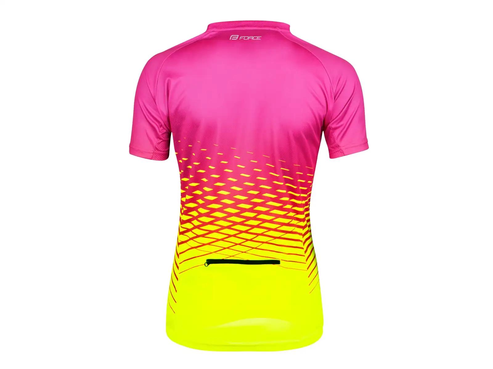 Force Angle MTB damski dres krótki rękaw różowa/fluo