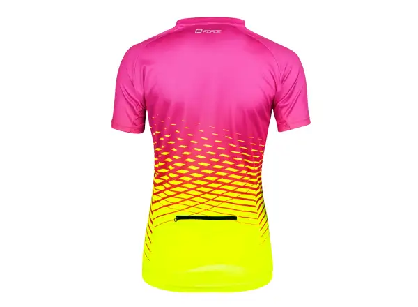 Force Angle MTB damski dres krótki rękaw różowa/fluo