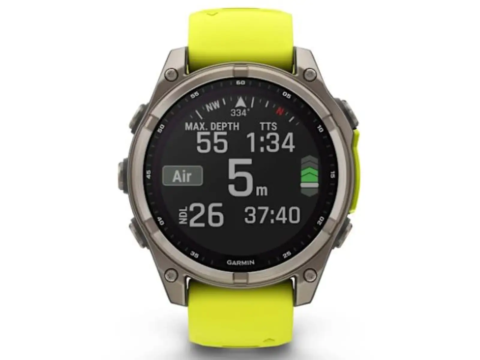 Garmin fenix 8 - 47 mm Solar Sapphire inteligentny zegarek Titanium Yellow/Graphite