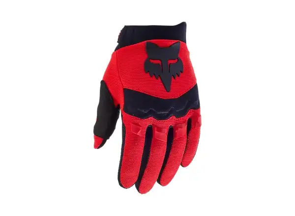 Fox Dirtpaw Youth dziecięce rękawice Fluorescent Red