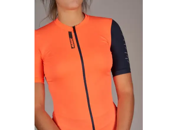 Mavic Essential damska koszulka z krótkim rękawem Coral/Deep Blue