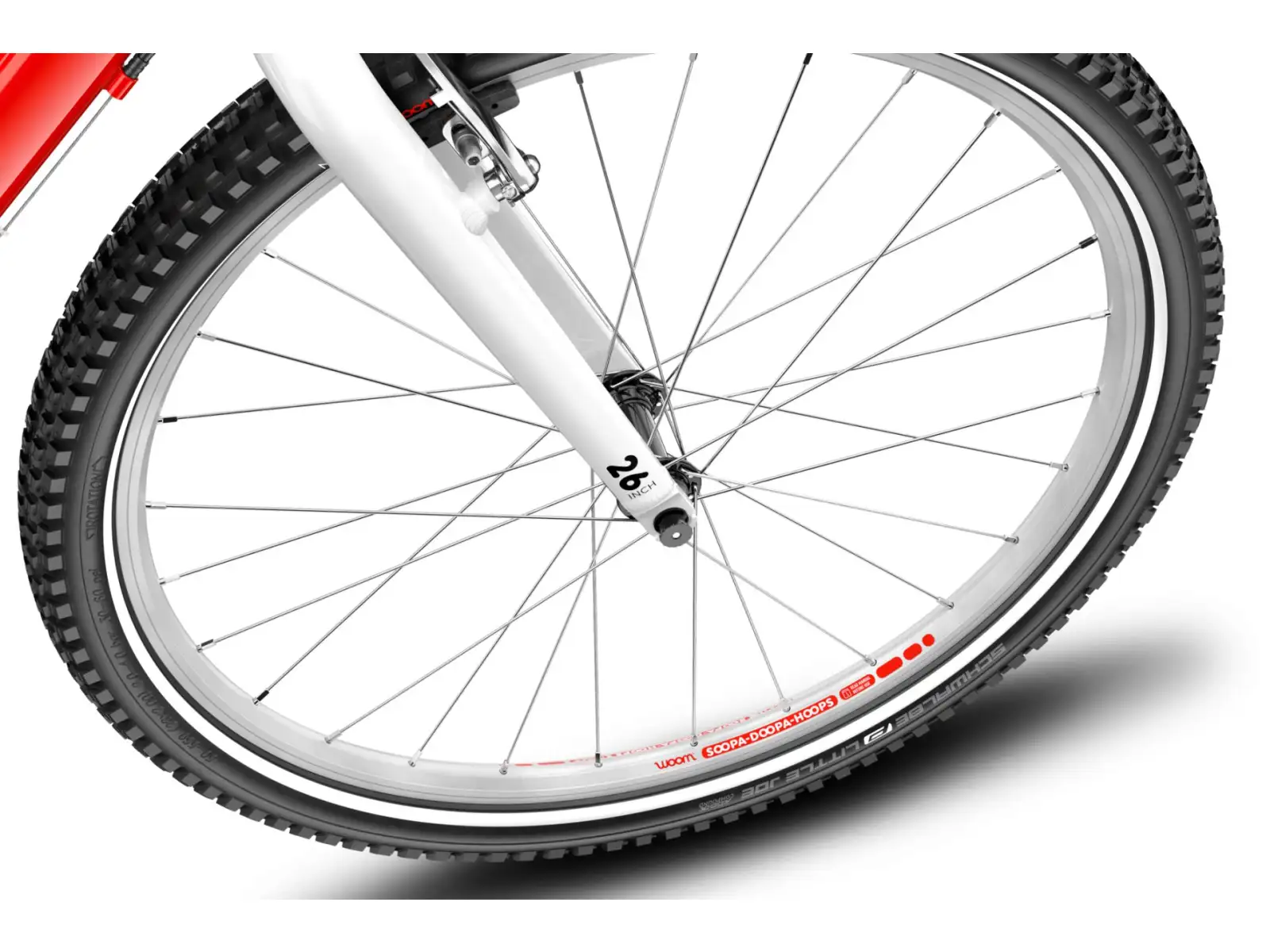 Woom 6 rower dziecięcy 26" Red