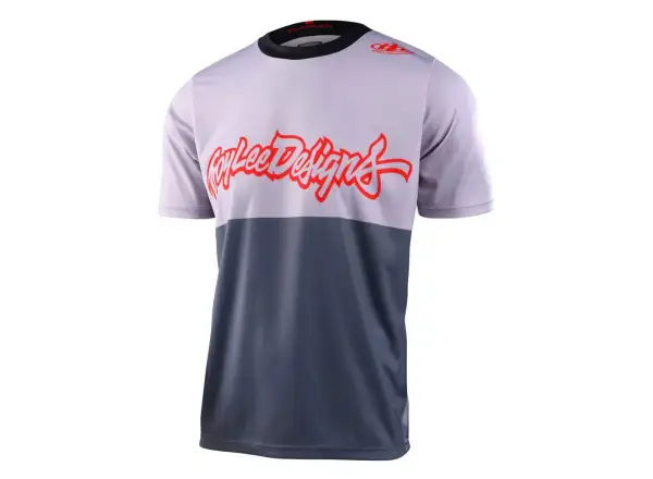Troy Lee Designs Flowline Scripter męska koszulka z krótkim rękawem charcoal