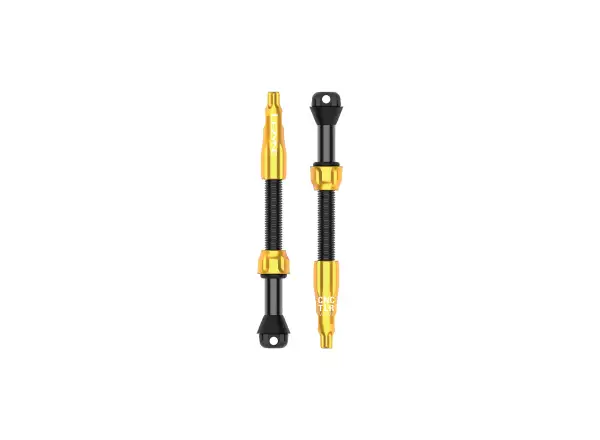 Lezyne CNC Pro wentyle bezdętkowe 60mm Gold