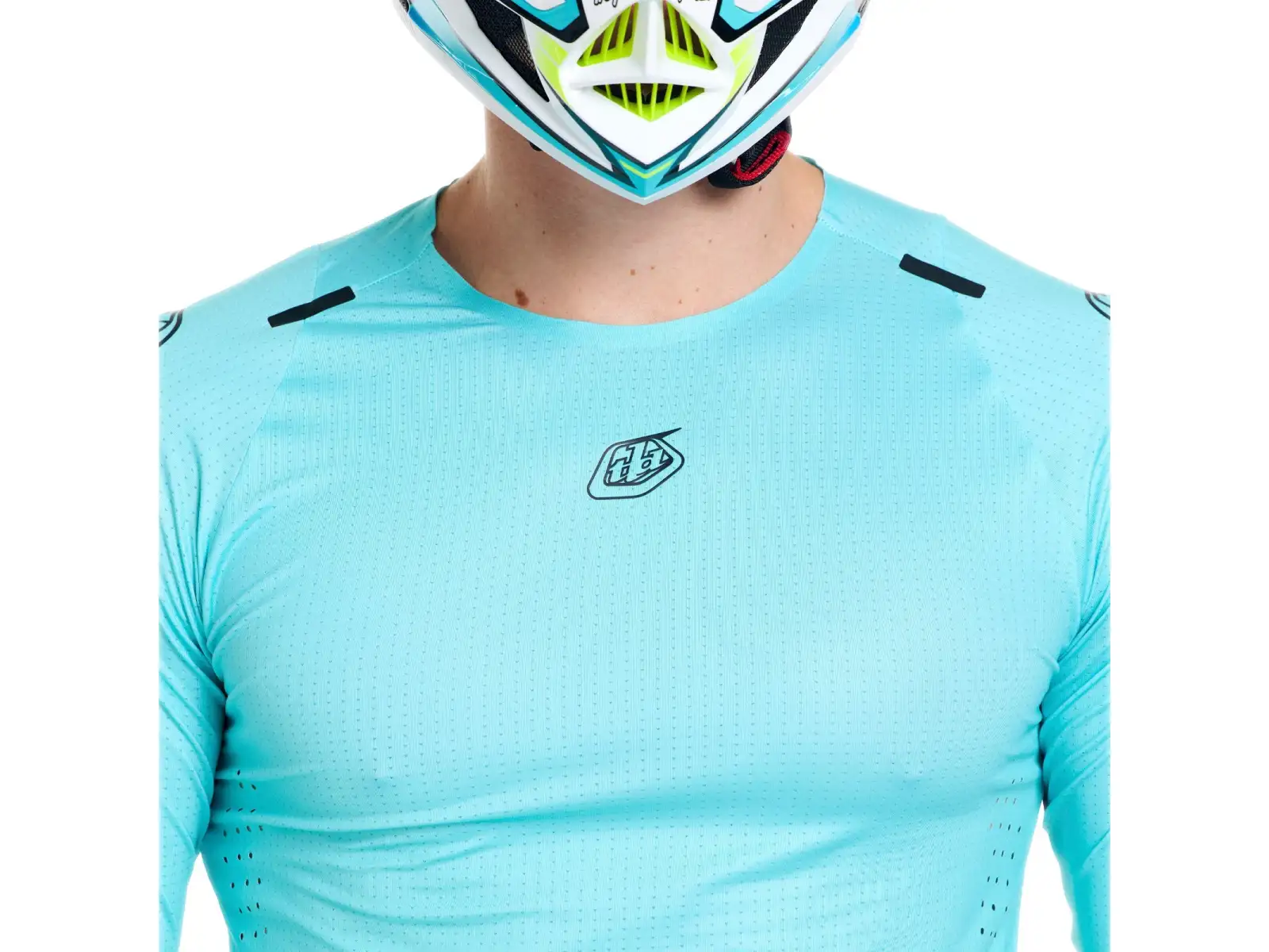 Troy Lee Designs Sprint Ultra męska koszulka z długim rękawem Mono Real Teal