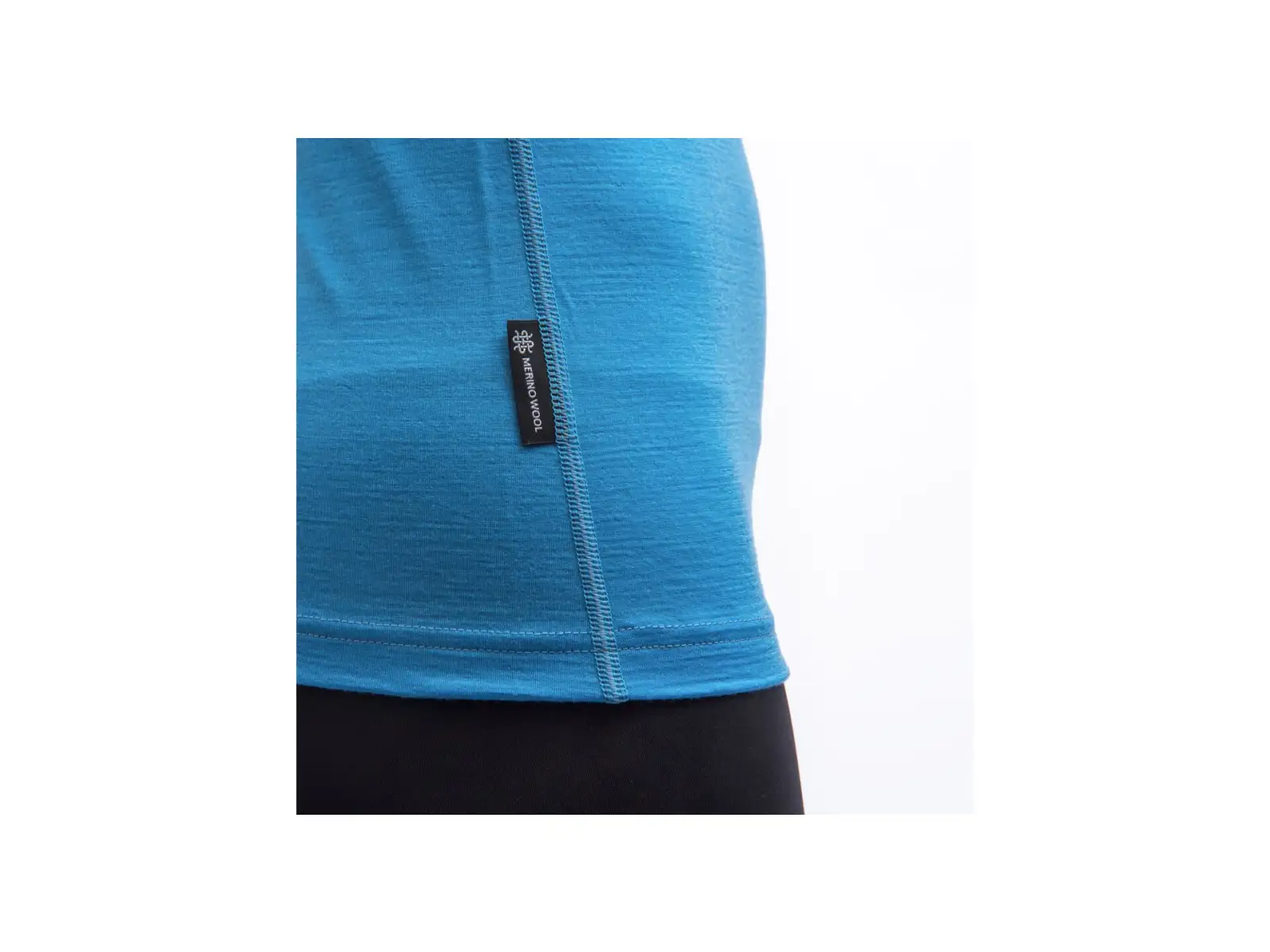 Sensor Merino Impress damska koszulka z krótkim rękawem niebieska/Universe