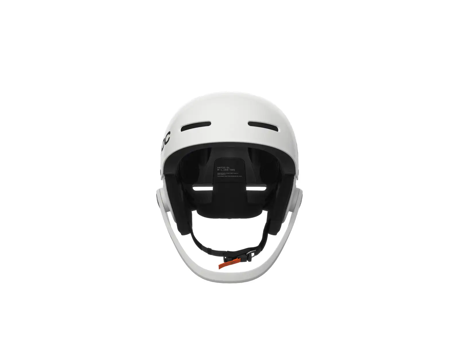 POC Artic SL MIPS kask narciarski Hydrogen White/Fluorescent Orange