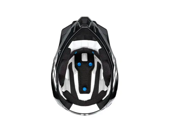 100% Trajecta w/Fidlock kask Black/White